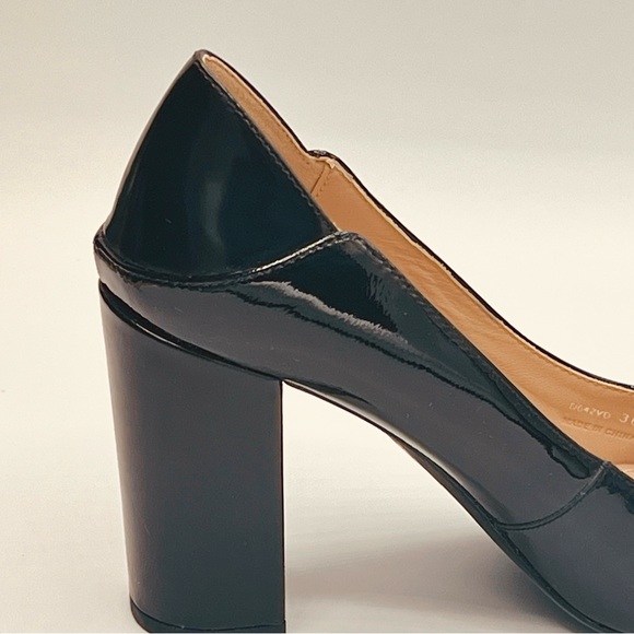 EU 36 US6 GEOX Respira Black Classic Patent Leather Pumps 3” Comfortable Heel - Picture 8 of 10